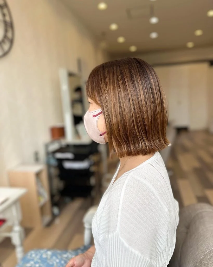 明るい色が人気です🧡明るめカラーも艶髪キープトリートメントでツヤツヤに✨