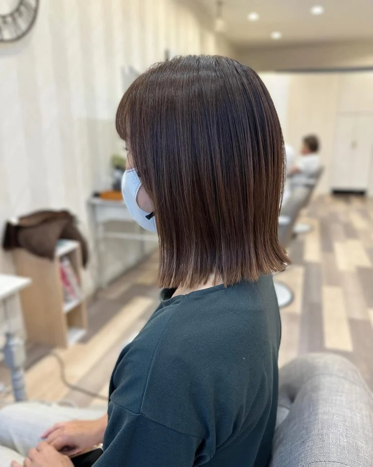 白髪ぼかしハイライト🤎　