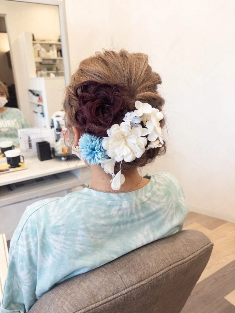 デザインカラー⭐︎ヘアセット